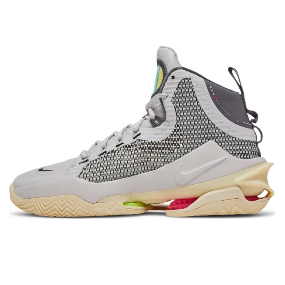Nike Air Zoom GT Jump 'Vast Grey/Lemon Wash/Lime Ice/Gunsmoke CZ9907-002 - Picture 4 of 16